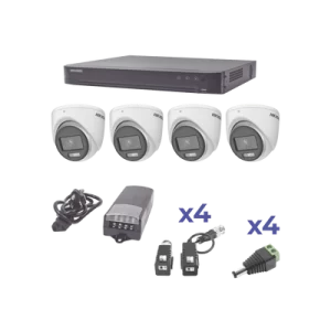 KIT COLORVU TURBOHD 1080p / DVR 4 Canales / 4 Cámaras eyeball